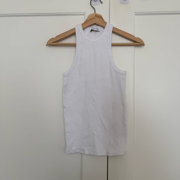 Anine Bing Eva Tank in White - Picture 2 of 5